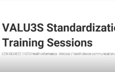 Standardisation Training Session 1 – CEN ISO/IEEE 11073.