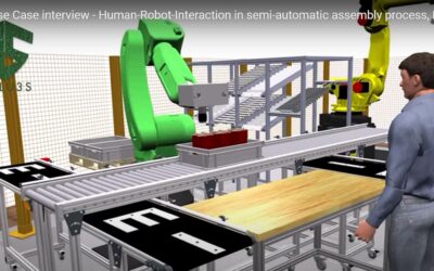 Watch the usecase interview: Human-Robot-Interaction in semi-automatic assembly process explained by Bernd Bredehorst, from PUMACY